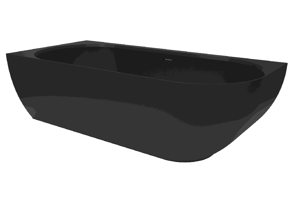 Baignoire noir NELLY