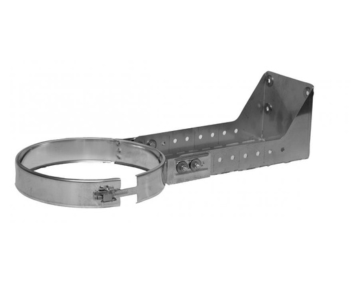 [80-201-1570] Colliers muraux plats recoupables inox double paroi