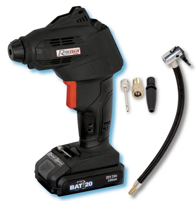 Compresseur compacte 7bar + chargeur + batterie + accessoire