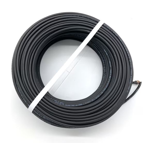 Solar kabel, 1x6 mm², zwart, 100 meter