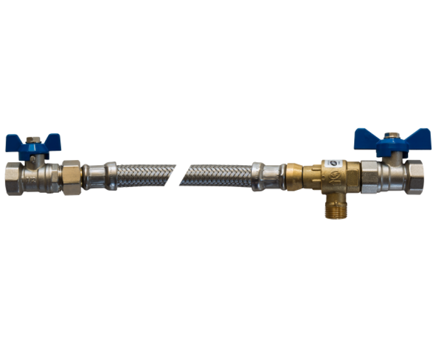 Kit remplissage Cab inox 2x filet femelle - 400mm