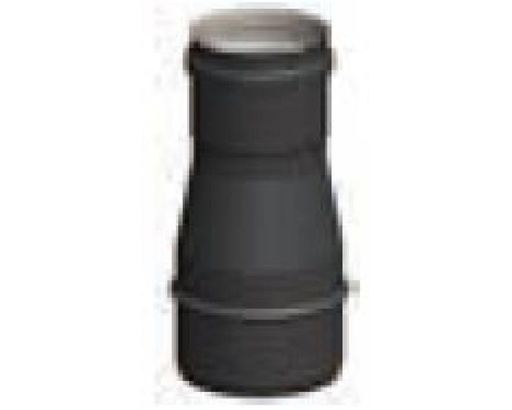 [80-400-0395] Réduction inox simple paroi pellets black Ø 100