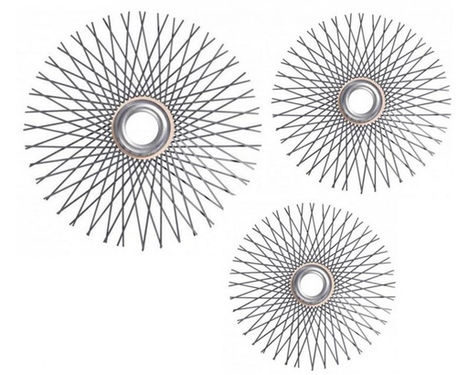 [80-320-0130] Set Staal - hard - 80#