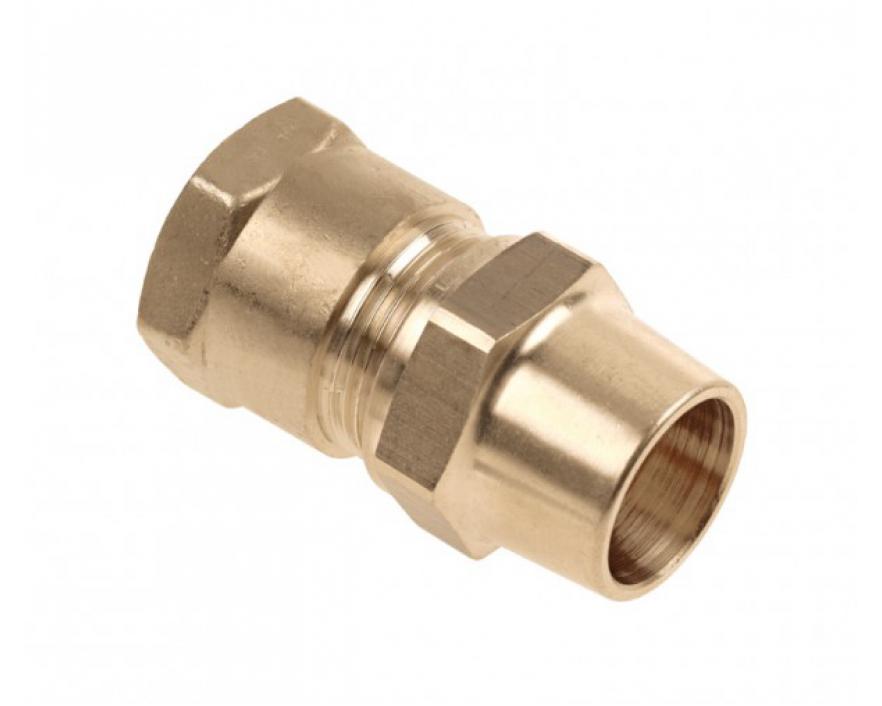 Raccord droit filet femelle x bicône