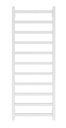Lungo White badkamer radiator