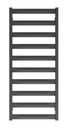 Hermes Metalic Grey badkamer radiator