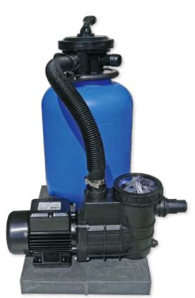 Zandfilter met pomp