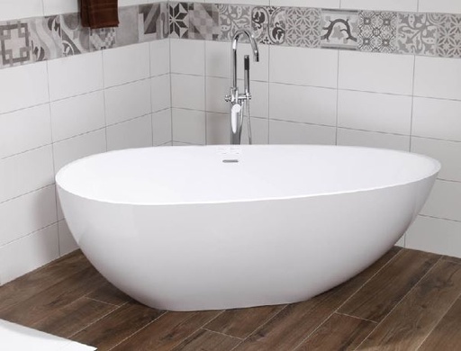 [90-509-0214] Baignoire ZITA en marbre coulé