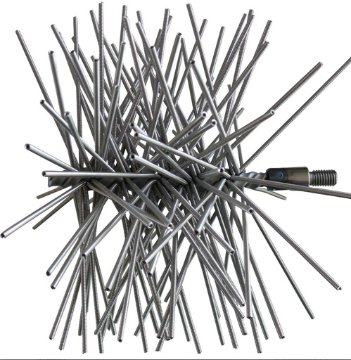 Brosse à ressort spiral en acier inoxydable