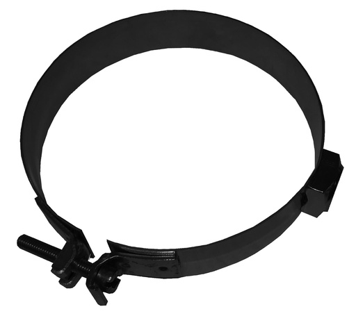 Colliers muraux inox simple paroi pellets black