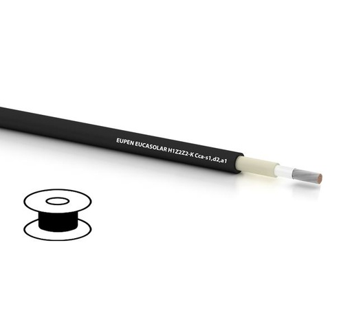 [10-800-0012] Solar kabel, 1x4 mm² - zwart, per 500 meter
