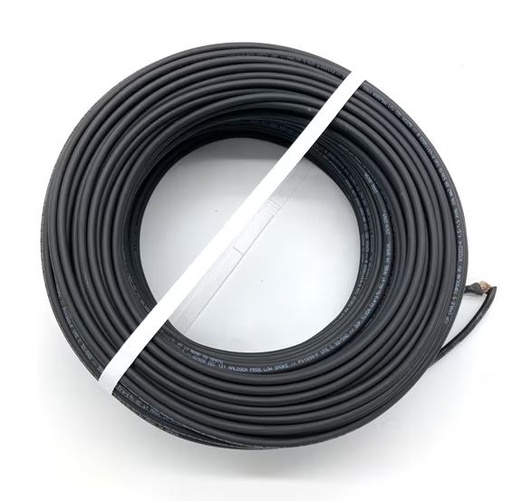 [10-800-0021] Câble solaire, 1x6 mm², noir, 100 mètres