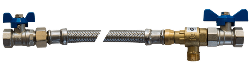 [90-507-5261] Kit remplissage Cab inox 2x filet femelle - 400mm