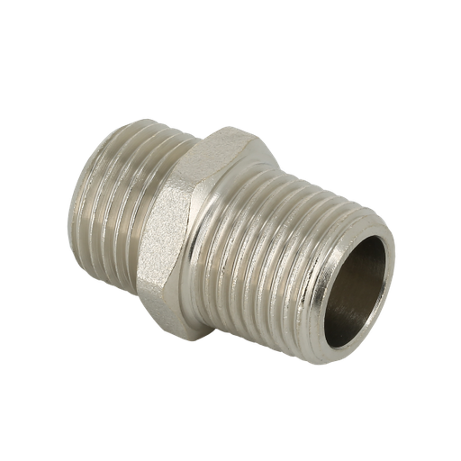 [90-507-5241] Nippel ISO 7 voor glasflexibels 2x buitendraad