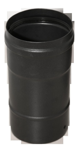 Inox mof M-V enkelwandig pellets black 