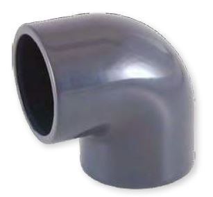 PVC-U bocht 90° te lijmen 
