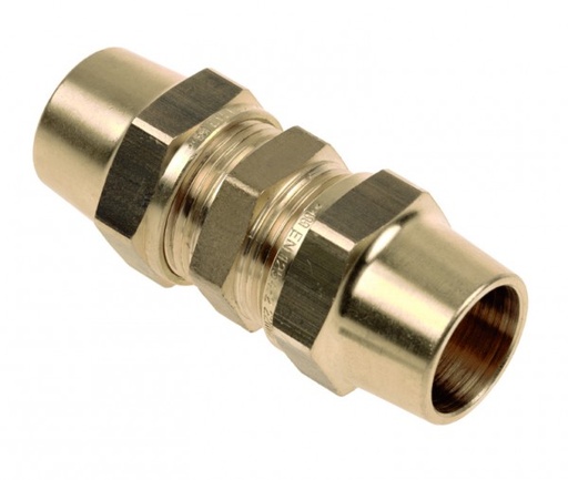 Raccord droit 2x bicône 