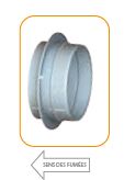 Raccords de transition inox simple paroi-double paroi