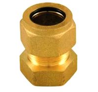 Rechte koppeling voor gegolfde buis IS