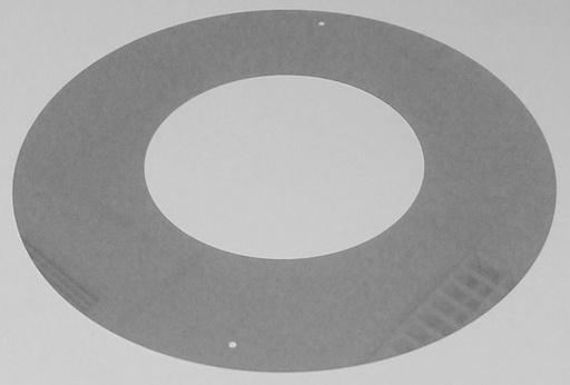 Rosaces de finition inox simple paroi
