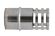 Inox (RVS) horizontaal rookuitgang enkelwandig 
