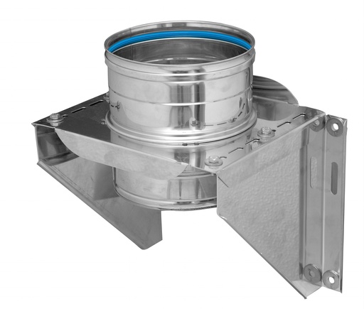 Support de base avec manchon inox simple paroi