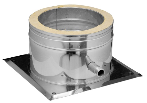 Supports d'ancrage avec purge inox double paroi