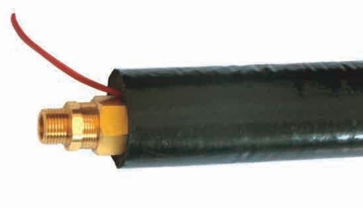 [20-800-1100] Enkele solar spiraalbuis DN 32 1 1/4" - isolatie 20 mm - zonder siliconen kabel - 50 m