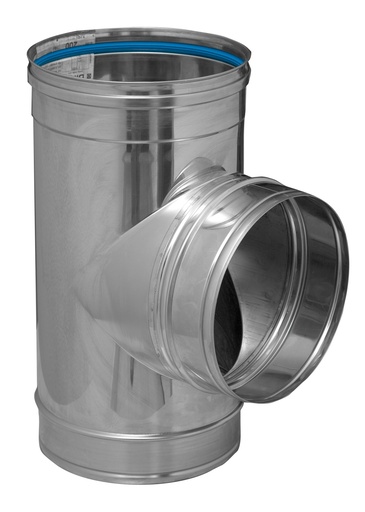 Tés 90° inox simple paroi