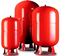 Vase d'expansion chauffage sur pied série ERCE