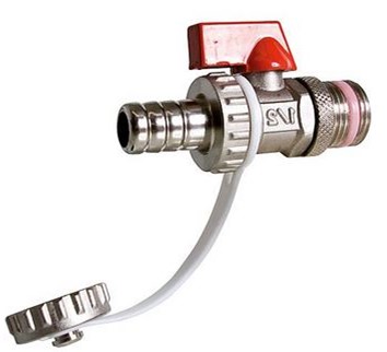 [30-315-0105] Robinet à bille 1/2 chromé pour le remplissage et la vidange