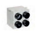 [55-250-0315] Aansluitplenum P Ø125mm - 4 uitgangen (voor Flex HDPE) 